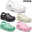 å crocs ǥ 饷å ץåȥե å    å Classic Platform Clog W 206750 ۥ磻 ܡ ֥å ɥȡ եߥ