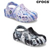 SALE クロックス キッズ ベビー crocs Baya Marbled Clog T 206977 トドラー バヤ ...