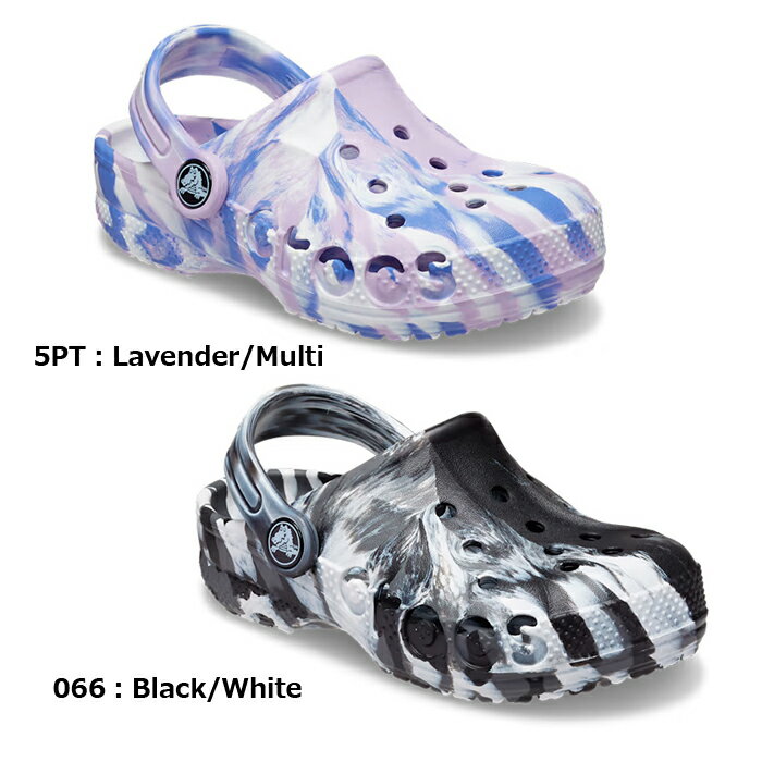 SALE クロックス キッズ ベビー crocs Baya Marbled Clog T 206977 トドラー バヤ マーブル クロッグ キッズ ベビー