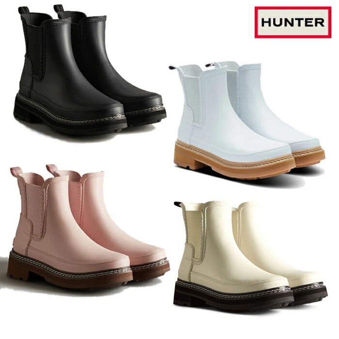 ハンター SALE ハンター HUNTER レディース リファインド スティッチ ディテール チェルシー ブーツ WFS2100RMA REFINED DETAIL CHELSEA STITCH レインブーツ