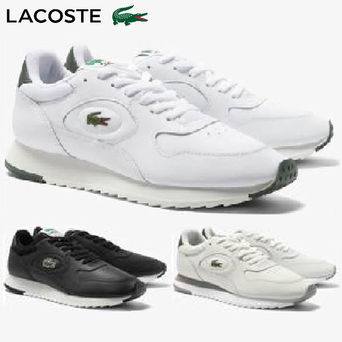 ラコステ スニーカー メンズ ラコステ LACOSTE 46SMA0012 LINETRACK 2231 SMA メンズ ローカットスニーカー ホワイト グリーン ブラック スポーツ レースアップ カジュアルシューズ