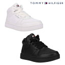 SALE 半額 50%OFF トミー ヒルフィガー TOMMY HILFIGER TH100911 TH100921 TH CADE MID キッズ ジュニア レディース スニーカー シンプル ミドルカット シューズ 靴(4)