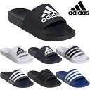 アディダス adidas メンズ レディース サンダル アディレッタ シャワー サンダル ADILETTE SHOWER U 黒 ブラック 白 ホワイト 青 ブ...