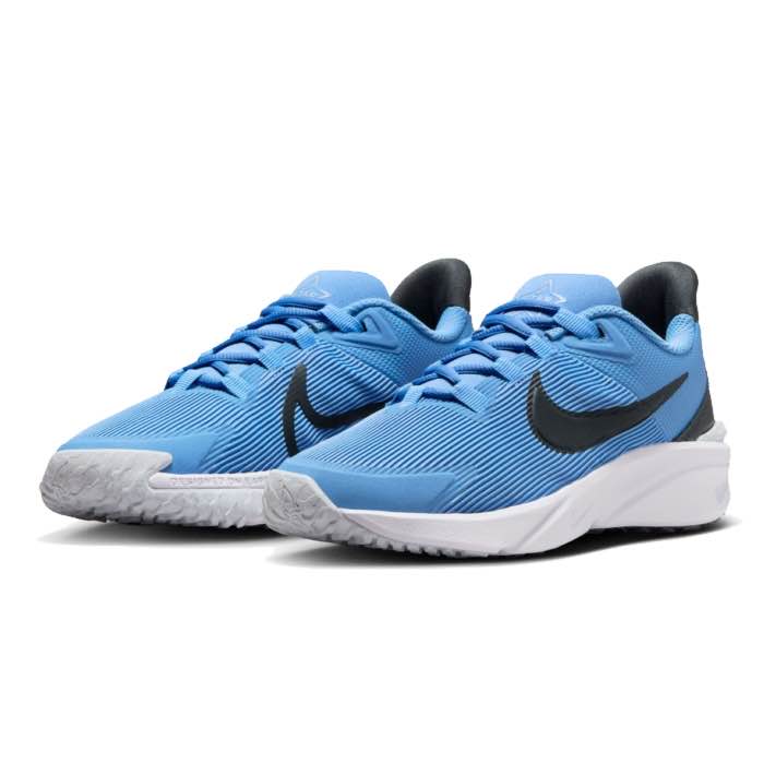 乐天商城 - ナイキ NIKE DX7615 408 スター ランナー 4 NN GS ジュニア キッズ スニーカー カジュアル シンプル スポーティ アウトドア ローカット シューズ 靴