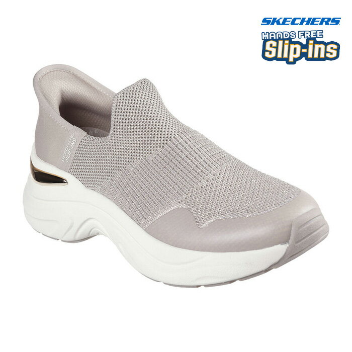 乐天商城 - 立ったまま 履ける 靴 ハンズフリー スケッチャーズ SKECHERS スリップインズ ヘイゼル プリヤ 177587 レディース トープ ゴールド 靴 シューズ スニーカー スリッポン 手を使わずに履ける靴 レディース