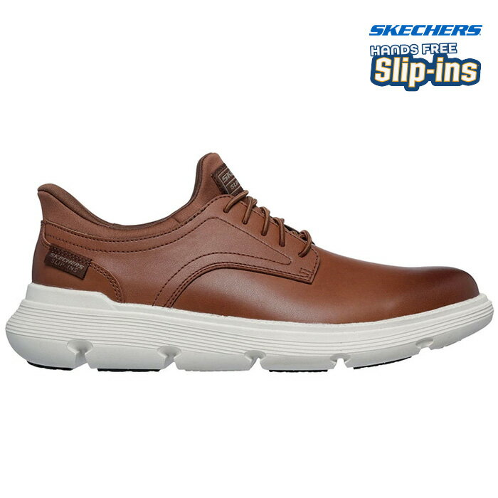 立ったまま 履ける 靴 ハンズフリー スケッチャーズ SKECHERS スリップインズ GARZA SR 200310 メンズ ブラウン 靴 シューズ スニーカー スリッポン カジュアルシューズ ウォーキングシューズ 手を使わずに履ける 靴 メンズ 敬老の日 プレゼント スニーカー