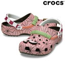 クロックス crocs メンズ レディース サンダル クロックバンド クロッグ すぐ乾く 軽量 人気 ブランド「鬼滅の刃」 禰豆子 クラシック クロッグ 212433-90h 海 川 プール レジャー