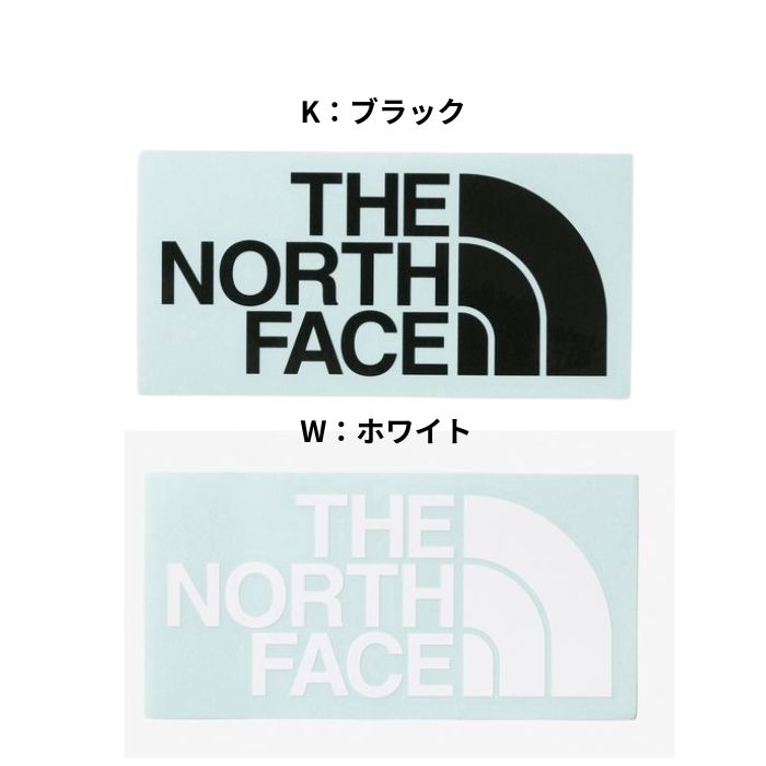 ザノースフェイス TNFカッティングステッカー NN32513 THE NORTH FACE TNF CUTTING STICKE ブラック 黒 ロゴステッカー ブランドステッカー シール