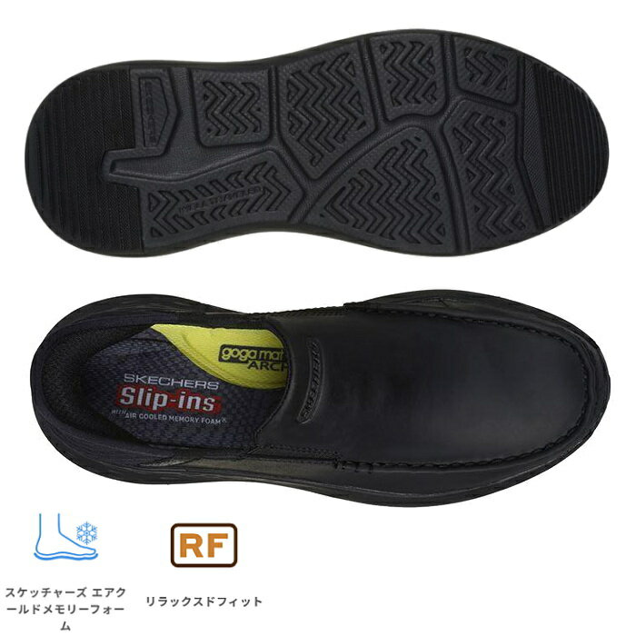 立ったまま 履ける 靴 ハンズフリー スケッチャーズ SKECHERS スリップインズ リラ...