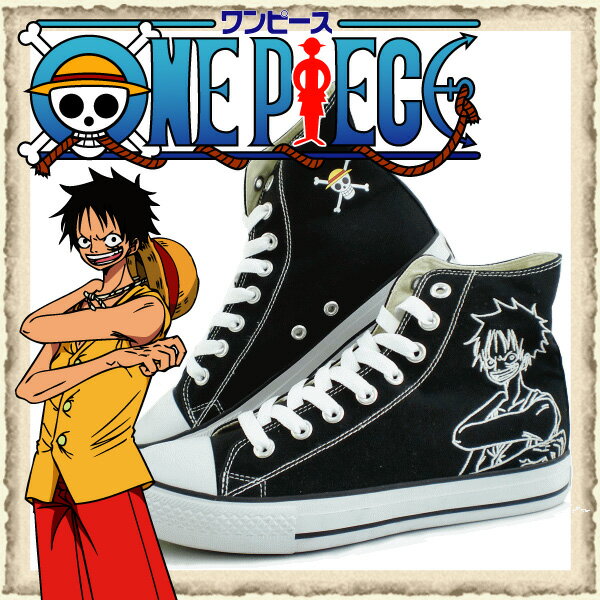 楽天靴のリードONE PIECE「ワンピース」×Leadコラボスニーカー 【 ルフィ 】メンズ レディース スニーカー ワンピース グッズ シューズ【NDND-15njtd】●