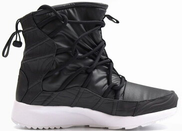 ナイキ NIKE レディース シューズ WMNS NIKE TANJUN HIGH RISE ナイキウィメンズタンジュンハイライズ AO0355　丈夫なラバーアウトソールで冬のストリートも安心 レースアップ シューズ ブラック 黒 レディース靴 ウィメンズ 23.0cm 23.5cm 24.0cm 24.5cm