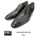 アントニオデュカティ ANTONIO DUCATI 1641 ブラック 本革 内羽根 DC1641 靴 ブランド パーティー 父の日 プレゼント ギフト