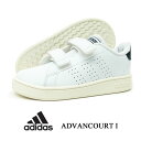 アディダス アドバンコート I ホワイト adidas ADVANCOURT I FW2590 ベビー キッズ シューズ ベルクロマジック 子供靴 安定性 ギフ...