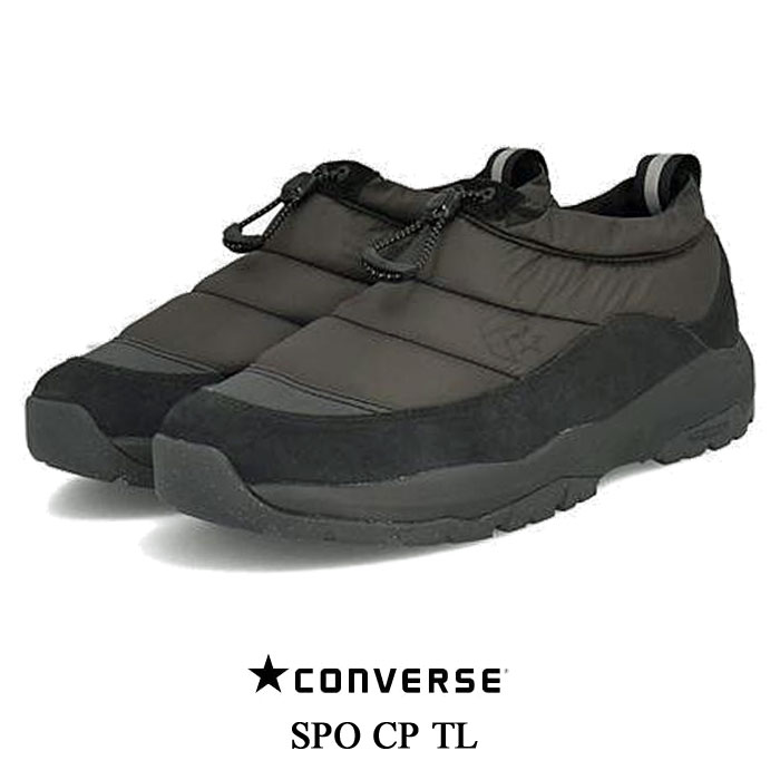Rakuten - コンバース SPO CP TL ブラック CONVERSE SPO CP TL 34201081 スリッポン スニーカー 防水 耐水 滑りにくい 雪寒地仕様 ローカット