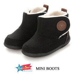 コンバース ミニブーツ 子供靴 ベビー ブーツ CONVERSE MINI BOOTS ブラック ボア マジックテープ 軽量 ギフト 37301481