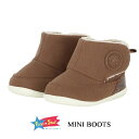 コンバース ミニブーツ 子供靴 ベビー ブーツ CONVERSE MINI BOOTS LP ブラウン 7SE237 ボア マジックテープ 軽量 ギフト 373...