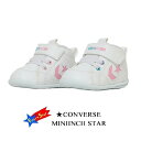 コンバース ミニ インチスター ホワイトライラック CONVERSE MINI INCH STAR ファーストシューズ ベビー マタニティー スニーカー ミッド...