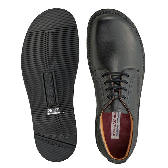 リーガル REGAL メンズ 靴 リーガルウォーカー REGAL WALKER JJ23 ブラック ビジネスシューズ カジュアルシューズ 本革 日本製 通勤 出張 就職祝 父の日 誕生日 ギフト プレゼント REGAL JJ23AG