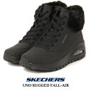 スケッチャーズ レディース ブーツ SKECHERS UNO RUGGED FALL AIR 167274 ウノ ラギッド フォール エア ブラック 16727...