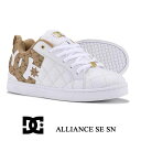 DCシューズ レディース アライアンス SE SN ホワイト DC ALLIANCE SE SN DM251301WBG シューズ カットローカット ダンス ボ...