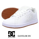 DCシューズ メンズ DC SHOES DC GAVELER SN ホワイト DM231803WG5 ローカット ダンス ボーダー スニーカー 靴 ギフト プレゼント