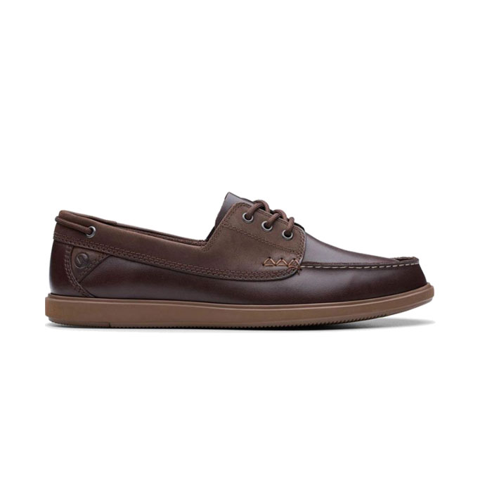クラークス CLARKS BRATTON BOAT ブラトン ボート ダークブラウン 26181271 メンズ デッキシューズ 本革 靴 彼氏 父の日 お誕生日 プレゼント ギフト