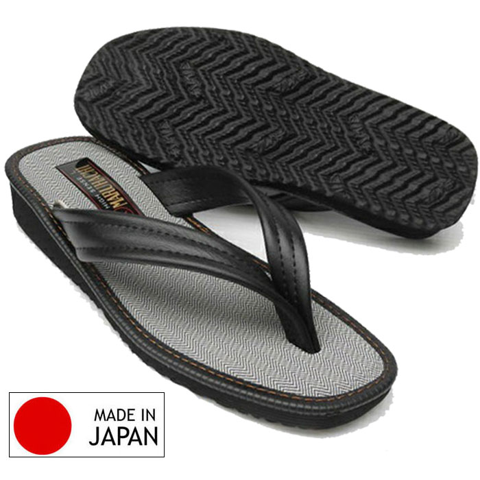 乐天商城 - メンズ サンダル 鼻緒 草履 ベンハーサンダル MARUHACHI マルハチ 568 ブラック 黒 玄関履き 父の日 敬老の日 プレゼント ギフト