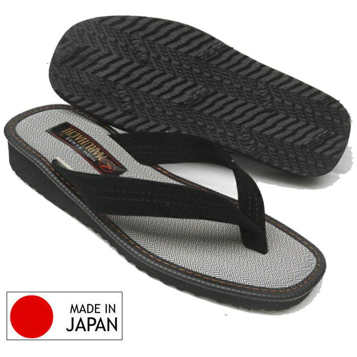 Rakuten - メンズ サンダル 鼻緒 草履 ベンハーサンダル MARUHACHI マルハチ 1568 ブラック 黒 玄関履き 父の日 敬老の日 プレゼント ギフト