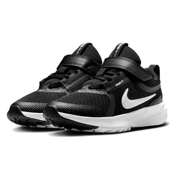 乐天商城 - NIKE ナイキ STAR RUNNER 5 PS スターランナー 5 PS ブラック HF7005 キッズスニーカー ジュニアスニーカー ランニングシューズ 軽量 運動靴 通園 通学 面ファスナー 男の子 女の子 HF7005-002 楽天