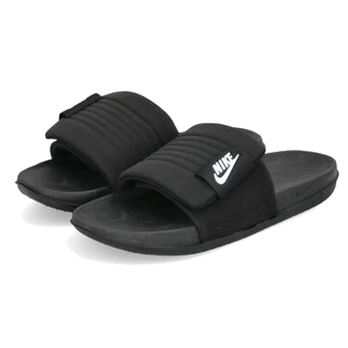 Rakuten - NIKE ナイキ サンダル メンズ レディース WMNS OFFCOURT ADJUST SLIDE オフコート アジャスト スライド ブラック DQ9624 シャワーサンダル スライドサンダル 軽量 歩きやすい クッション スポーツサンダル カジュアル 普段履き アフタースポーツ 父の日 ギフト プレゼント