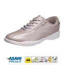アサヒシューズ レディース ウォーキングシューズ ASAHI アサヒ L511 ベージュ 幅広4E ファスナー コンフォートシューズ 靴 敬老の日 プレゼント ...