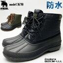 【ポイント10倍 3連休】 【あす楽】 スノーブーツ メンズ ビーンブーツ moz モズ 防水 防滑 M-LLL 25.0cm-28.0cm 黒 ブラック カーキ 裏起毛 あったかい 雪 冬 防寒ブーツ ウィンターブーツ 防寒靴 moz 3670