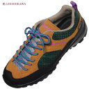 【靴のHOSHIKAWA】 『HI-TEC HKU11』ハイテック ハイキングシューズ22cm〜31cm EEメンズ アウトドア透湿防水 登山ブラウン/グリーン