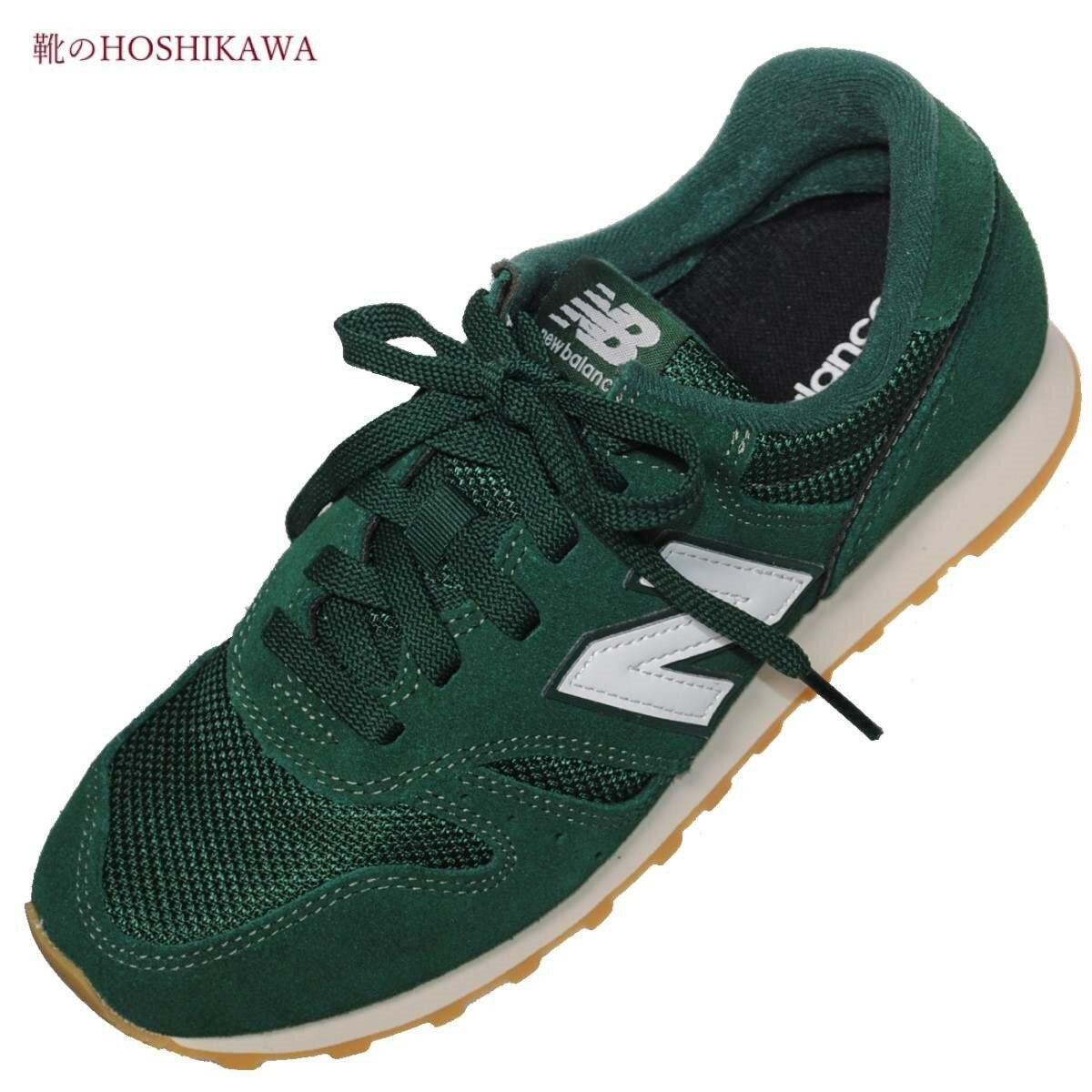 ニューバランス 【靴のHOSHIKAWA】 『New Balance ML373 WN2』ニューバランス ウォーキングシューズ22.5cm～29cm Dレースアップ ユニセックスグリーン 合皮