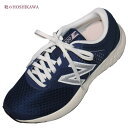 【靴のHOSHIKAWA】 『New Balance WE420 NG2』22cm～25.5cm 2Eレディース スニーカーレースアップ ランニングネイビー カジュアルメッシュ 合皮