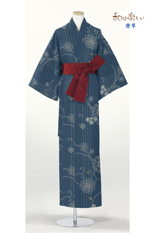 楽天市場 業務用浴衣 和は楽しい浴衣 唐草 こっとんもーる