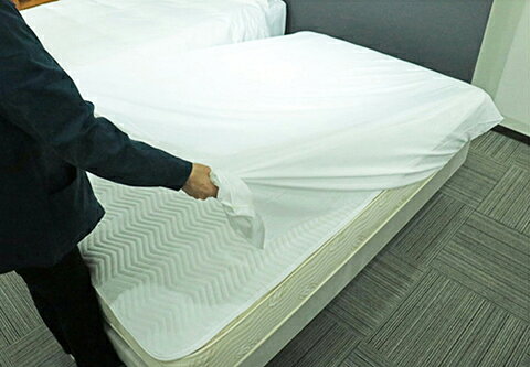 フィットシーツ 120×200cmベッド対応片側バンドタイプ [2]