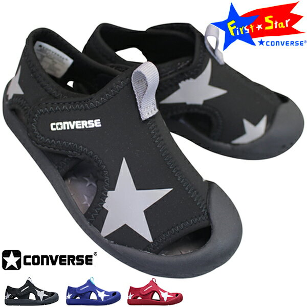 コンバース CONVERSE キッズ CVスター サンダル TB キッズ ジュニア サンダル ビーチサンダル アクアシューズ ウォーターシューズ 水陸両用 子供靴 マジックテープのサムネイル