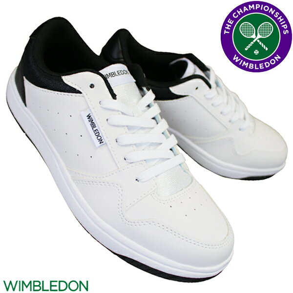 【エントリーでポイント5倍⇒11/27(木)1:59迄】 ウィンブルドン スニーカー ウィンブルドン 050 KF74383 メンズ ホワイト/ブラック 25c...