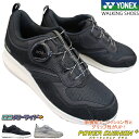 ヨネックス 【全商品ポイント5倍⇒4/27(土)9:59迄】 YONEX ヨネックス パワークッション SHWLC114 ブラック・ベージュ 3.5E レディース ダイヤル式 Boa ウォーキングシューズ スニーカー 紐靴 SHW-LC114