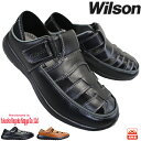 ウィルソン Wilson カメサンダル 3610 メンズ ブラック・キャメル Sサイズ〜LLサイズ オフィスサンダル ドライビングサンダル かかとが踏めるシューズ 2WAYシューズ キックバックスニーカー スリッポン 履きやすい靴 その1