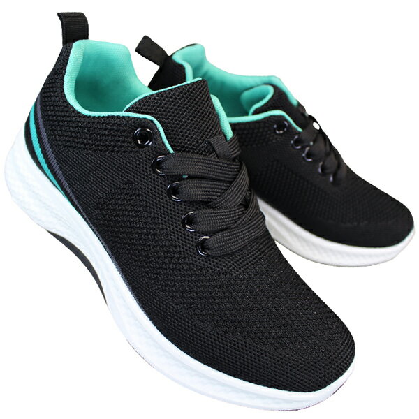 レディース スニーカー NOVENTA JLS2845 ブラック 23cmのみ メッシュ素材 通気性 処分価格 ウォーキン..