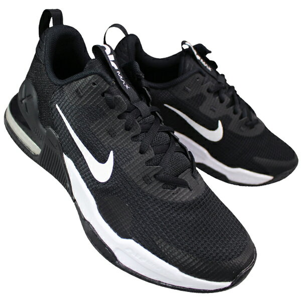 【全商品ポイント5倍⇒5/16 木 1:59迄】 ナイキ NIKE スニーカー DM0829 001 エアマックス アルファトレイナー5 ブラック/ホワイト 26cm～28.5cm メンズ トレーニングシューズ スニーカー 靴 紐…