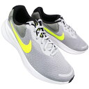 ナイキ nike スニーカー FB2207 002 レボリューション7 ウルフグレー/イエロー 24.5cm～28.5cm メンズ スニーカー ランニングシューズ 紐靴 運動靴 NIKE REVOLUTION 7 ナイキFB2207 軽い ジョギングシューズ