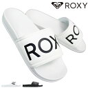 【エントリーでポイント5倍⇒7/11(金)1:59迄】 ロキシー ROXY SLIPPY II サンダル ARSD241225 ホワイト・ブラック 23cm〜2...