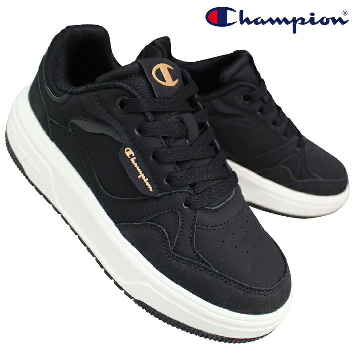 【エントリーでポイント5倍⇒12/11(木)1:59迄】 チャンピオン Champion スニーカー S11789 CPN GB ブラック 23cm〜24.5c...
