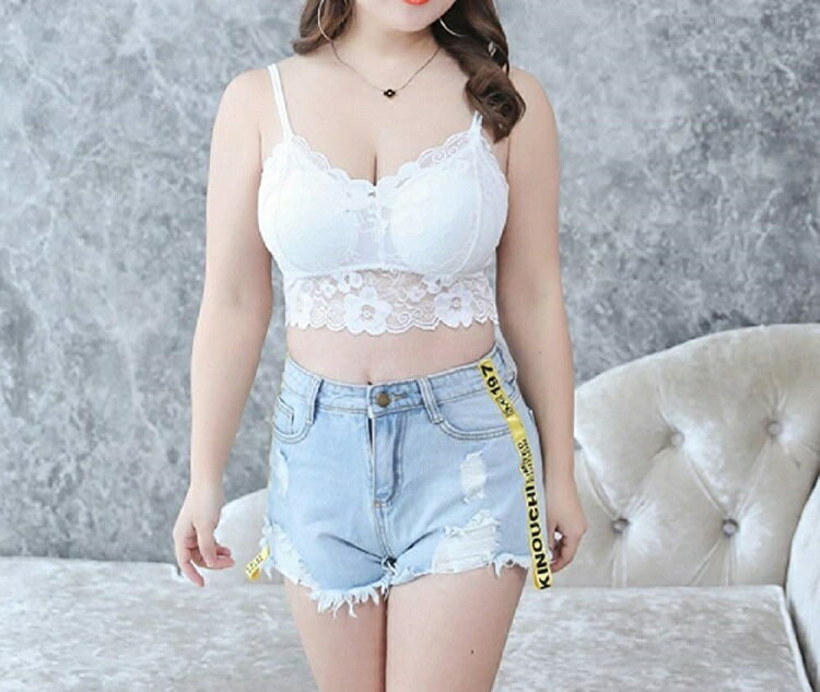 レディース プラスサイズ あり レース ワイヤレス ブラジャー チューブ タイプ ハーフトップ パッド 取り外し可 ノンワイヤー ストレッチ