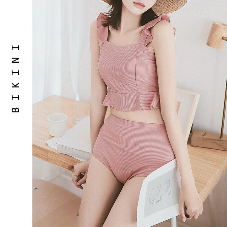 レディース 水着 フリル ビスチェ ビキニ レトロ 大人上品な セパレート タンキニ スイムウェア
