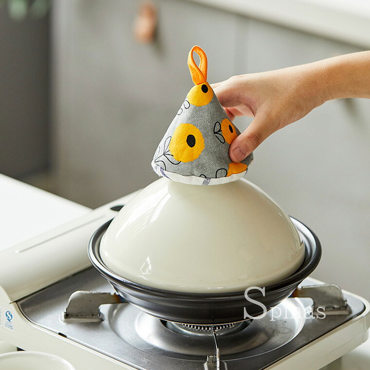 特別3つセット 三角鍋つかみ 蓋つかみ さんかく 土鍋 タジン鍋 オーブン ミトン な...