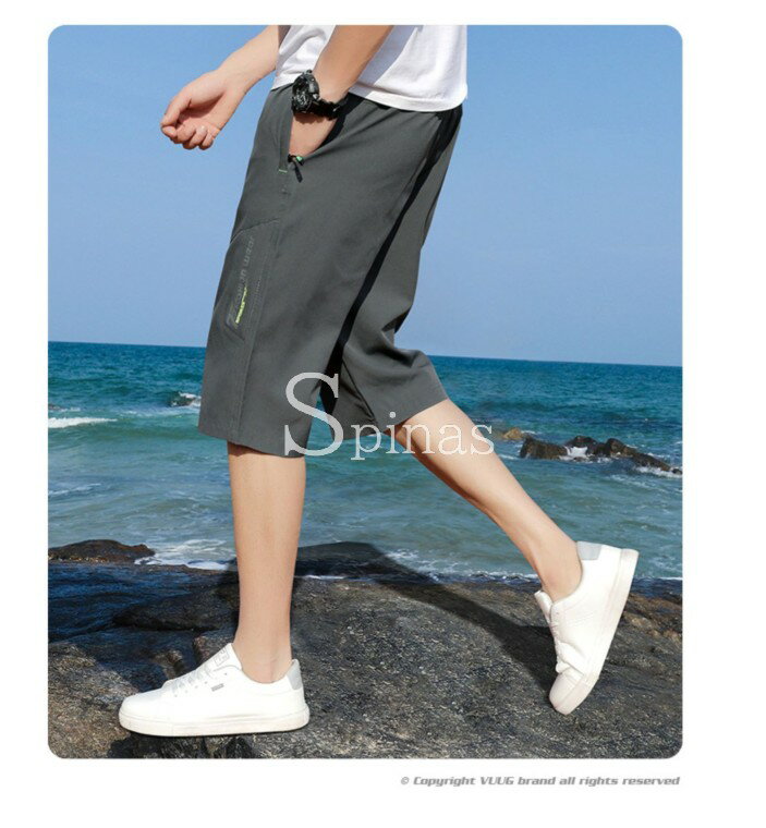 【2枚セット】9Lサイズまである涼しくて着心地よい クロップドパンツ メンズ サル...